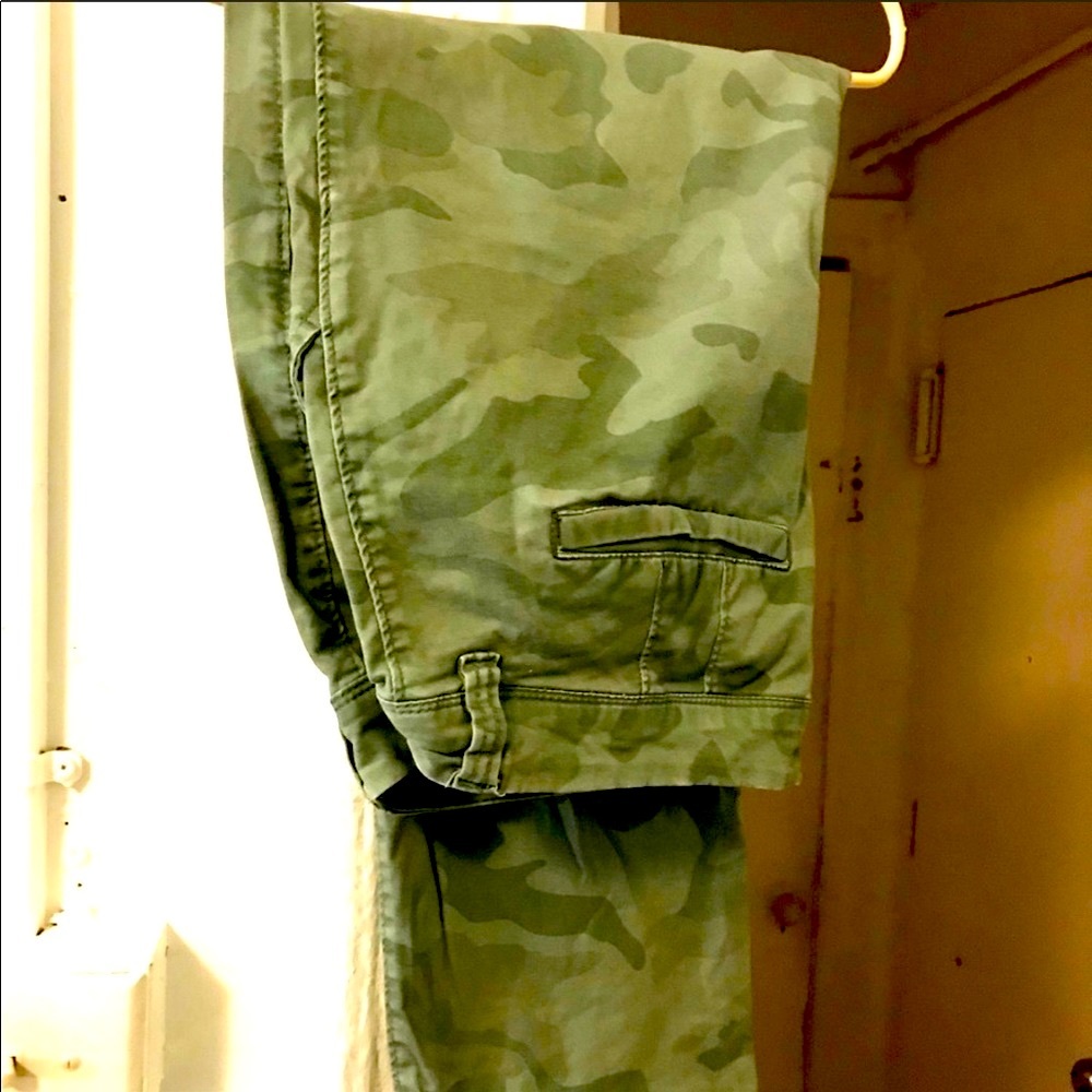 Old navy olive pants.